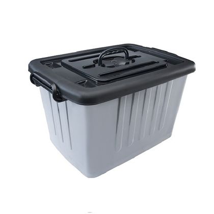 caixa-organizadora-container-plastico-cinza-77-litros-plasnew